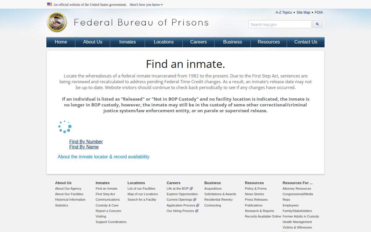 Federal locator form for a Greenlee County custody record search